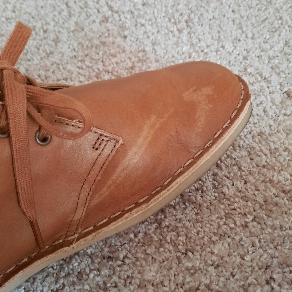 Clarks Originals Desert Chukka Boots Dark Tan Genuine Leather 26162422 Size 11 - Picture 15 of 16